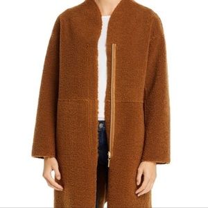 NWT Kenneth Cole Shearling Coat